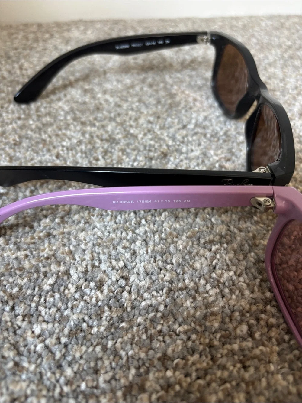 Ray-Ban Kid’s Purple and Black Sunglasses Set